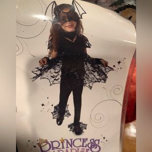 Girls Bat costume velvet and organza costume with sequins